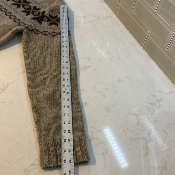 Vintage Abercrombie & Fitch Isle Nordic Crewneck muscle Sweater size large EUC - Picture 7 of 9